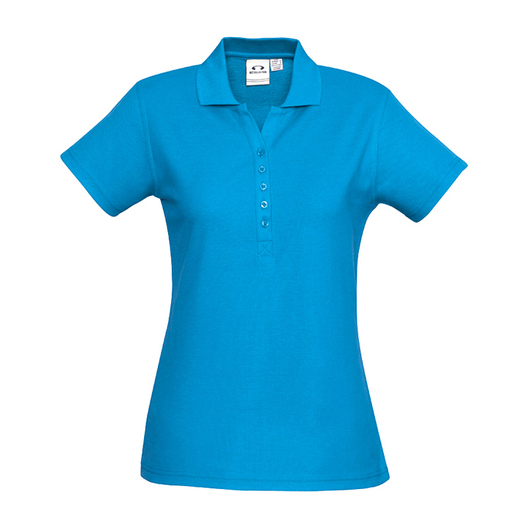 Ladies Crew Polo Cyan